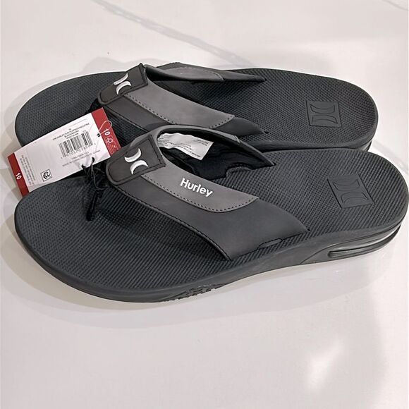 NWT Men’s Hurley Flip Flop Sandals - 10 - Picture 2 of 5
